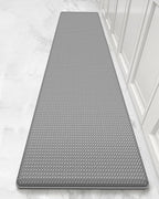 Color&Geometry Anti Fatigue Cushion Kitchen Mat for Floor -17"x59",Easy Clean, Water & Oil Proof, Anti Slip, Foam Rubber Runner Rug for Front Sink Comfort Standing,Grey