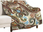 Vintage Bohemian Throw Blanket Indian Mandala Colorful Pattern Blanket for Sofa Bed Couch Chair Or Dorm 30"x40"