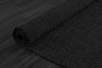 Easy Jute Rug 5x7 Indoor Outdoor Natural Rugs Solid Fiber Rug Woven Area Rug Boho Easy Clean Inside Carpet for Living Room Bedroom Dining Room Hallway or Outdoor Patio Porch (5 X 7 Dark Grey)