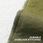 FUTEI Olive Green Throw Pillow Covers 20x20 Inch Set of 2,Furry Faux Fur Teddy Boucle Textured Cushion Covers,Soft Fluffy Decorative Pillow Case,Home Decor for Couch Bed Living Room Office Car