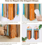 Artilady 2 Pack Macrame Sun Wall Decor Hanging Tapestry Sunrise Sunset Wall Art Set, Hand Woven Boho Tapestries Colorful Decor For Bedroom Living Room Nursery Apartment (2 Pcs)