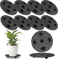 ZYNERY 10 PCS Plant Level Pot Elevator, Planter Stands for Outdoor Plants, Flower Plant Pot Saucers for Patio, Plant Trays for Pots, Pot Stand for Plants Indoor, Plant Risers for Pots Outdoor (7.87in)
