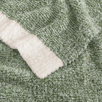 WRENSONGE Throw Blanket Cationic Dyeing Green Soft Cozy Fluffy Warm Hand Made Weave Throw Blankets for Couch, Sofa, Chair, Bed, Camping, Picnic, Travel Lightweight Bed Blanket - 60"x80"