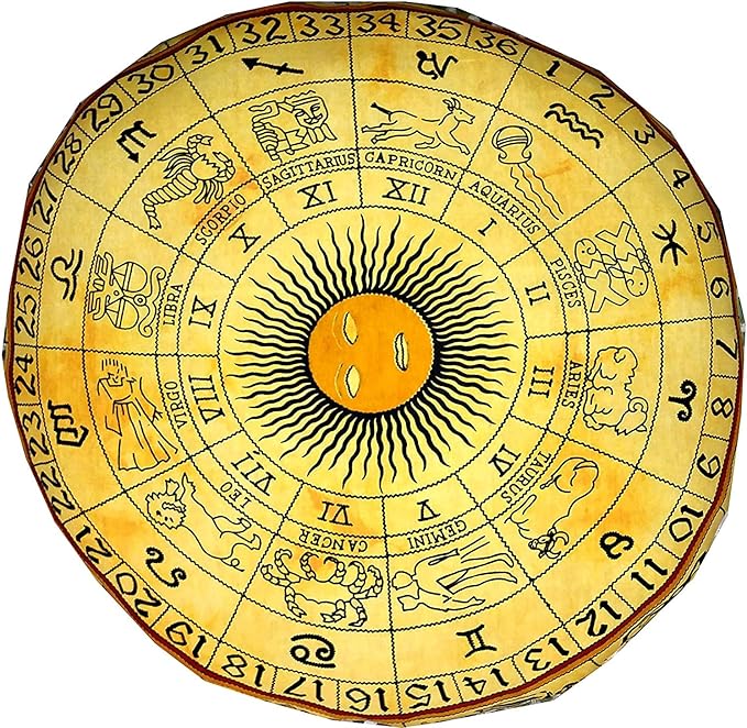 32 Inch Floor Pillows & Cushions Decorative Hippie Mandala Pouf Pillow Seating Meditation Cushion Bohemian Throw Cover Large Boho Ottoman Case Pillowcase Couch Round