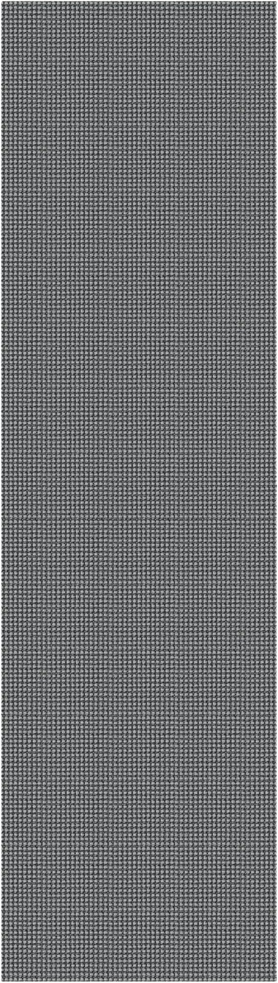 EARTHALL Woven Runner Rug 3x10 Ft Washable Runners for Hallways Long Non Slip Rubber Backed Kitchen Runner Braided Indoor Floor Carpet Runners for Entryway, Hallway, Kitchen, Dark Gray
