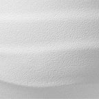 La Jolie Maison 10 Inch Hanging Planters for Indoor Plants, Outdoor Garden Planter Pots with Self-Watering Tray, Eggshell White, Set of 2