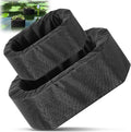 2 Pcs Floating Pond Planter Woven Fabric Floating Planters for Ponds Hydroponics Ponds Water Features and Decorations (Oval,9 Inches/ 5.5 Inches)