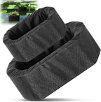 2 Pcs Floating Pond Planter Woven Fabric Floating Planters for Ponds Hydroponics Ponds Water Features and Decorations (Oval,9 Inches/ 5.5 Inches)