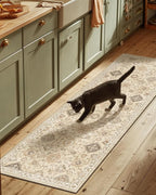 Machine Washable Hallway Runner Rug: 2'6"x8' Kitchen Rugs Stain Resistant Non Slip Low Pile Soft Carpet Runners for Hallways Indoor Entryway Kitchen Beside Bedroom Bathroom Farmhouse