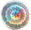 party greeting Wheel of Emotions Feelings Pillow Round Velvet Feelings Wheel Emotion Throw Pillow Circle Seating Floor Cushion for Office Home Room Sofa Decor Counselor Physical Therapist Gifts(Pastel
