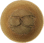 Casaphoria Woven Seagrass Belly Basket for Storage Plant Pot Indoor,Decorative Sturdy and Durable Natural Material Sea Grass Baskets with Handles,Seaweed Round Basket for Organizing(Large)