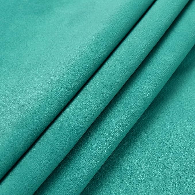 NiNi ALL Decorative Throw Pillow Covers Velvet 26x26 Inch Pack of 2 Aqua Green Cushion Covers Soft for Couch Sofa Bedroom Living Room Outdoor