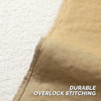 FUTEI Khaki Throw Pillow Covers 22x22 Inch Set of 2,Furry Faux Fur Teddy Boucle Textured Cushion Covers,Soft Fluffy Decorative Pillow Case,Home Decor for Couch Bed Living Room Office Car