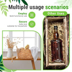 3 Pack Seagrass Plant Basket Indoor with Artificial Moss 3 Sizes Woven Baskets Flower Pots Planters for Home Decor