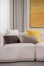 Lumbar Pillow Covers 12x20 Taupe: Pack of 2 Cozy Soft Velvet Rectangular Modern Luxury Decorative Throw Pillow Cases for Sofa Couch Living Room Bed Home Decor