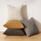 Topfinel Decorative Brown Throw Pillow Covers Cushion Cases, Set of 4 Soft Velvet Modern Double-Sided Designs Terracotta Home Decor ，Fall Style Throw Pillows 20x20 inches