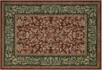 GarveeHome Christmas Rug 2x3 Boho Vintage Rugs Non Slip Front Door Rug for Entryway, Washable Indoor Kitchen Rugs Low-Pile Stain Resistance Small Door Mat Holiday Decor for Bedroom Red