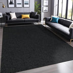 Easy Jute Rugs 9x12 Dark Gray Color Living Room Indoor Outdoor Area Rug for Farmhouse Patio and Kitchen Rug High Traffic Washable Easy to Clean Solid Woven Design Outside Carpet (9 x 12)