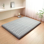 Premium Foam 3.2" Thick Japanese Futon Floor Mattress - Twin Size 39"x80" 100% High-Density Foam,Comfortable Sleeping Pad,Tatami Mat for Dorm,Bedroom or Guest Room，Boys Girls Dormitory Pads(Hemp Gray)