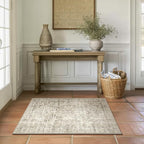 Machine Washable Throw Rugs for Entryway: Door Mat Indoor Entrance 2x3 Small Rug Stain Resistant Non-Slip Low Pile Soft Carpet for Kitchen Front Door Indoor Entry Bathroom Bedroom
