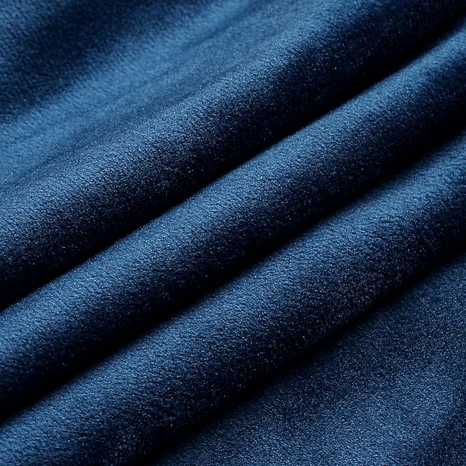NiNi ALL Decorative Throw Pillow Covers Velvet 16x16 Inch Pack of 2 Blue Cushion Covers Soft for Couch Sofa Bedroom Living Room Outdoor