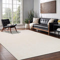 Easy Jute Rug 5x7 Indoor Outdoor Rug Natural Rugs Solid Fiber Rug Woven Area Rug Boho Easy Clean Inside Carpet for Living Room Bedroom Dining Room Hallway or Outdoor Patio Porch (5 X 7 Bone)