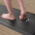 Mattitude Kitchen Mat Cushioned Anti-Fatigue Floor Mat Water Resistant Non-Slip Mats and Rugs Standing and Comfort Desk Mats for House Sink Office Laundry (Dark Grey, 17.3"x60")