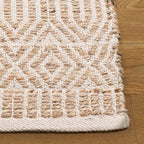 SAFAVIEH Natural Fiber Collection Runner Rug - 2' x 9', Natural & Ivory, Handmade Jute, Ideal for Bedroom, Foyer, Hallway, Entryway (NF126A)