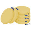 ECR4Kids SoftZone Floor Cushions, Round, Flexible Seating, Yellow, 6-Piece