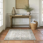 Washable Entryway Small Area Rugs: Door Mat Indoor Entrance 2x3 Boho Rug Stain Resistant Non-Slip Rubber Backing Soft Carpet for Kitchen Front Door Indoor Entrance Entry Bedroom Kids Room