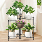 Heavy Duty Metal Plant Stand, Indoor Outdoor Plant Shelf & Rack - 6 Tiers 7 Pots, Plant Holder for Plants/Flowers/Planters, for Living Room Home Corner Patio & Garden