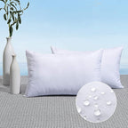 MIULEE Pack of 2 20x26 Outdoor Pillow Inserts, Outdoor Throw Pillows Water-Resistant Decorative Premium Rectangle Pillow Stuffer Sham for Porch Swing Couch Sofa Cushion Patio Furniture