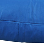 4-Pack 100% Cotton Comfortable Solid Decorative Throw Pillow Case,Thmyo Square Cushion Cover Pillowcase Sublimation Blank Pillow Covers DIY Throw Pillowcase for Sofa Bedroom(24x24 inch/ 60x60cm,Blue)
