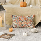 AVOIN colorlife Boho Throw Pillow Cover, 12 x 20 Inch Bohemia Ethnic Style Carpet Pattern Cushion Case for Sofa Couch