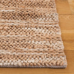 SAFAVIEH Natural Fiber Couture Collection Runner Rug - 2'3" x 8', Natural, Handmade Jute, Ideal for Living Room, Hallway, Foyer, Bedroom (NFC101B-28)