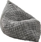 Hobestluk 3 in 1 Bean Bag Chair Giant Bean Bag Chairs for Adults with Bubble Cover Convertible Bean Bag Floor Cushion with Machine Washable Cover for Living Room (Bubble Grey)