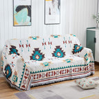 Boho Throw Blankets Southwest Native American Inspired Reversible Woven Blankets Cover Hippie for Couch Bed Recliner Sofa Bohemian Tapestry Colorful Furniture Cover for Home Décor,Double Side, 50"x70"