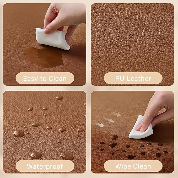Waterproof Baby Play Mat for Floor Memory Foam 59 * 79 Cushion Playpen Playmat Tummy Time Nursery Rug Thick Pad Create Soft & Safe Area for Infants,Toddler,Kids,Chestnut