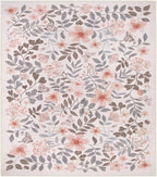 Lahome Reverie 8x10 Fall Floral Area Rugs for Bedroom, Apricot Boho Decor Washable Carpet, Non-Slip Rug for Girls Nursery, Living Room, Dorm, Apartment Decor, Cozy Retreat