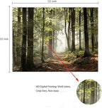 DZGlobal Forest Pathway in the Misty Mountain Tapestry Wall Hanging Art Nature Landscape Tapestries 80W X 60L Inch Home Decor for Living Room Bedroom Kitchen Dorm Green