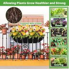 Riare 6 Pack 30 Inch Black Felt Window Box Liners- Fabric Trough Planter Basket Liners Replacement, Non-Woven Hanging Plant Liner for Wall Hanging Basket, Garden Fence Railing (Avoid Bird Nesting)