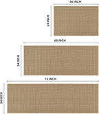 Artoid Mode Washable Non Slip Kitchen Rugs and Mats Set of 3, Rubber Backing Absorbent Kitchen Mats for Floor Front of Sink - 24"x36"+24"x60"+24"x72"