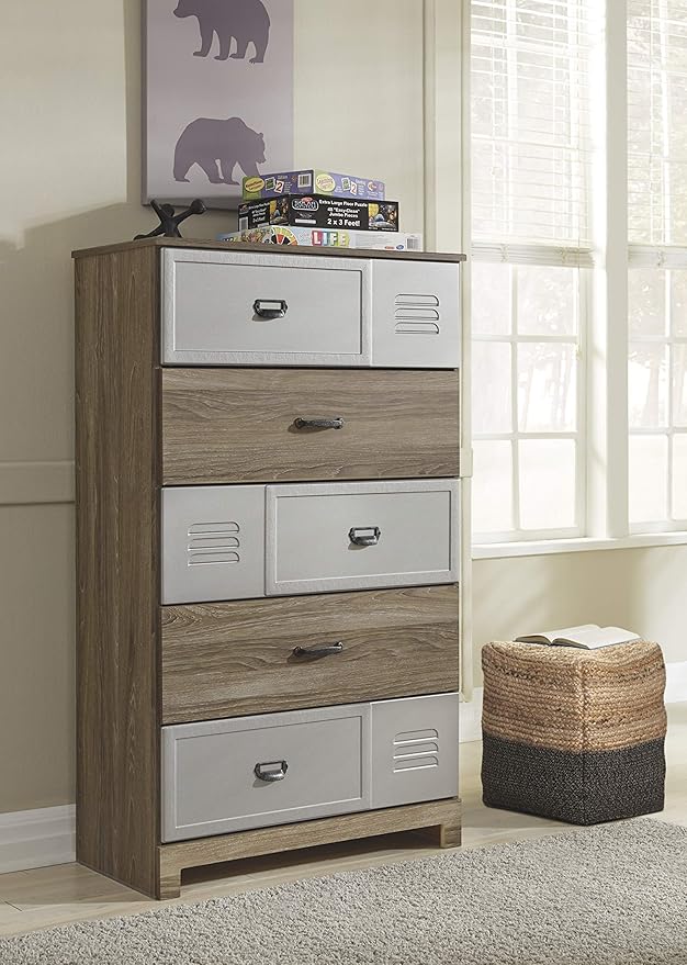 Signature Design by Ashley Sweed Valley Farmhouse Jute Braided Pouf, 17.5 x 20.25 inches, Natural & Black