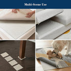 Veken Rug Gripper Pad for Hardwood Floors, Thick Non Slip Rug Pads for Area Rugs, Rug Grippers for Tile Floors, Under Carpet Anti Skid Mat, Keep Your Rugs Safe and in Place, 2x3 Ft