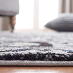SAFAVIEH Vintage Hamadan Collection Runner Rug - 2'3" x 10', Light Grey & Dark Grey, Traditional Persian Design, Non-Shedding & Easy to Clean, Ideal for Hallway, Foyer, Entryway, Bedroom (VTH211F)