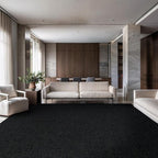 Easy Jute Rugs 9x12 Dark Gray Color Living Room Indoor Outdoor Area Rug for Farmhouse Patio and Kitchen Rug High Traffic Washable Easy to Clean Solid Woven Design Outside Carpet (9 x 12)