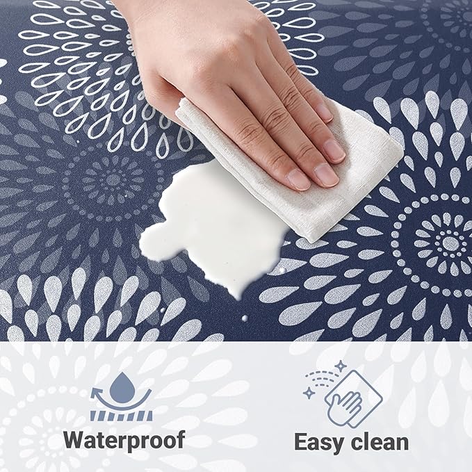 LuxStep Kitchen Mat Waterproof Kitchen Rugs for Floor Cushioned Anti-Fatigue Mat Non-Slip Standing Desk Mat Comfort Floor Mats for House Sink Office 17.3" x 28" Blue