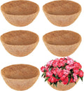 Coco Liners for Planters - 6 Pack 16 Inch Round Hanging Basket Liners, 100% Natural Coconut Fiber Replacement Liners for Hanging Baskets Planters Flowers, Plants, Vegetables (16'' Pack of 6)
