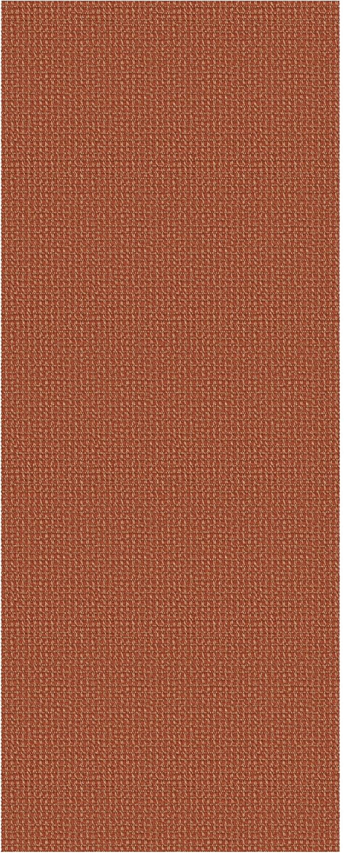 EARTHALL Woven Runner Rug 2x5 Ft Washable Runners for Hallways Cotton Non Slip Rubber Backed Kitchen Runner Braided Indoor Floor Carpet for Entryway, Hallway, Kitchen, Bedroom, Rustic Orange/Tan