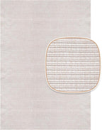 Beverly Rug Easy Jute Off White Rug 6x9 Solid Washable Durable Outdoor Indoor Area Rugs for Living Dining Room Patio Office Stain Resistant Non Shedding Casual Indoor Outside Carpet (6 x 9 Off-White)